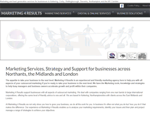 Tablet Screenshot of marketing-4-results.co.uk